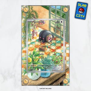 Lechonk #209 Llamas de obsidiana - Vitrina de cartas Pokémon con ilustraciones extendidas