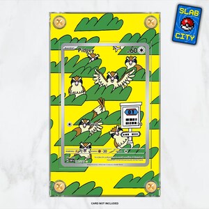 Pidgey #207 Llamas Obsidianas - Vitrina de cartas Pokémon con ilustraciones extendidas