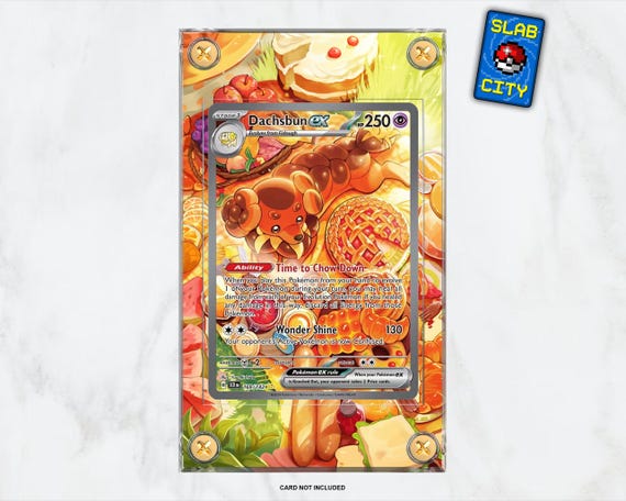 Dachsbun Ex #169 Stellar Crown - Extended Artwork Pokmon Card Display Case - Etsy Ireland Dachsbun Ex #169 Stellar Crown - Extended Artwork Pokmon Card Display Case - Etsy Ireland