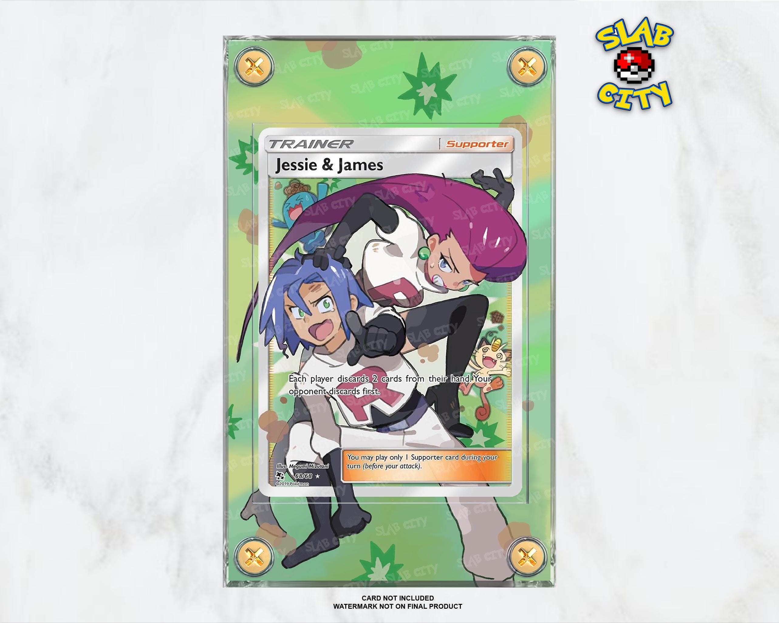 Jessie & James #68 Hidden Fates Extended Art Pokémon Card Display