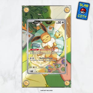 Eevee #173 Prismatic Evolutions Extended Art Pokémon Card Display Case