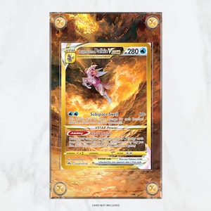 Estuche de exhibición de cartas Pokémon con ilustraciones ampliadas Palkia VSTAR GG67 Crown Zenith