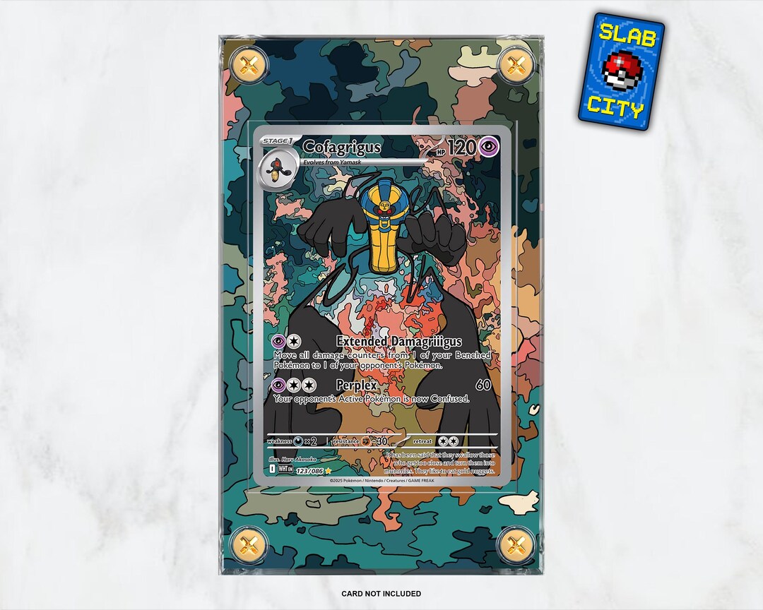 pokemon cofagrigus card ex Paradox Rift Ultra Rare #224 PSA 10 search your deck for a card and put it into your hand PSA 9 Japanese Cofagrigus Star