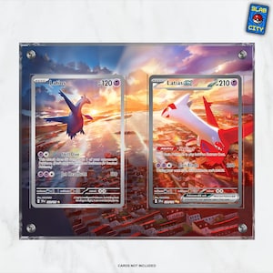 Latios y Latias: Surging Sparks - Vitrina de cartas Pokémon con ilustraciones ampliadas