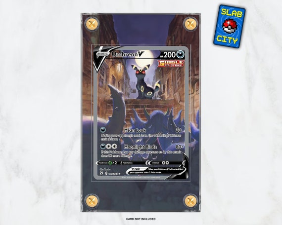 Umbreon V #189 Evolving Skies - Extended Artwork Pokmon Card Display Case  - Etsy
