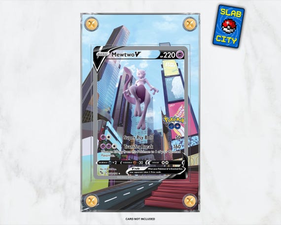 Mewtwo V #72 Pokmon Go - Extended Artwork Pokmon Card Display Case