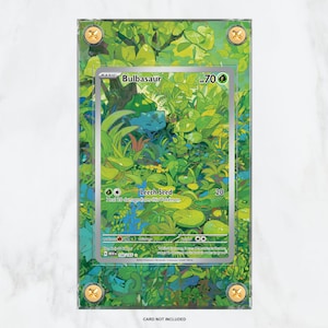 Bulbasaur n.° 166 IR Pokémon 151 - Vitrina de cartas Pokémon con ilustraciones extendidas