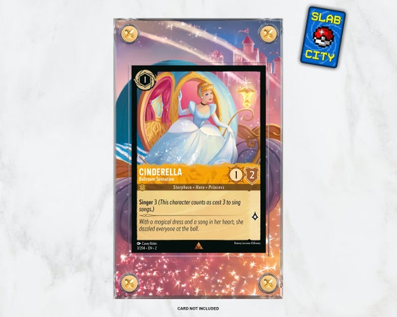 Cinderella #3 Rise of the Floodborn Lorcana Extended Artwork Trading Card  Display Case - Etsy
