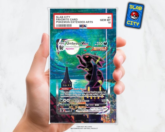 Umbreon VMAX #215 (moonbreon) Evolving Skies | Custom Pokémon