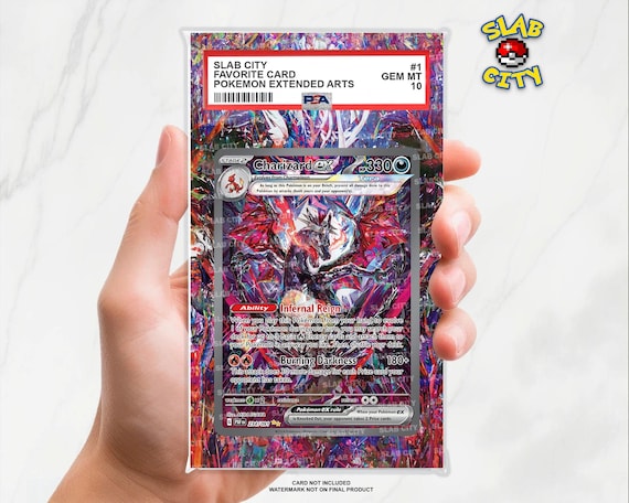 Charizard #234 Paldean Fates Extended Art Insert for Graded Card