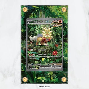 Gouging Fire EX #204 SIR Temporal Forces - Grande vitrine pour cartes Pokémon