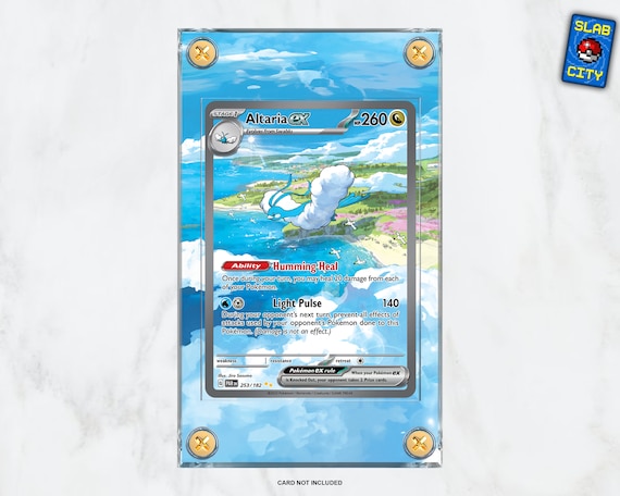Altaria EX #253 SIR Paradox Rift - Extended Artwork Pokmon Card Display  Case - Etsy