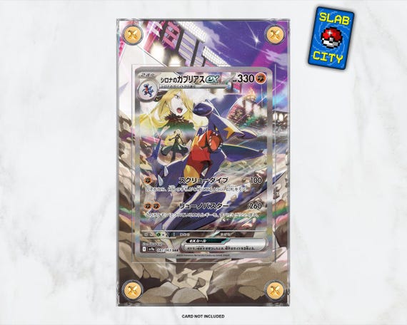 Cynthia's Garchomp SIR Destined Rivals - Extended Artwork Pokmon Card  Display Case - Etsy