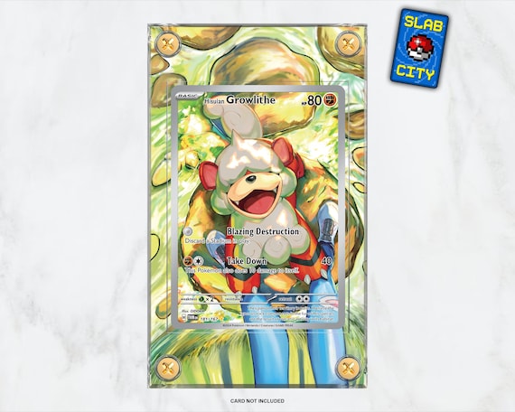 hisuian growlithe pokemon card Hisuian Growlithe 181 167 (Graded) Case main image 0
