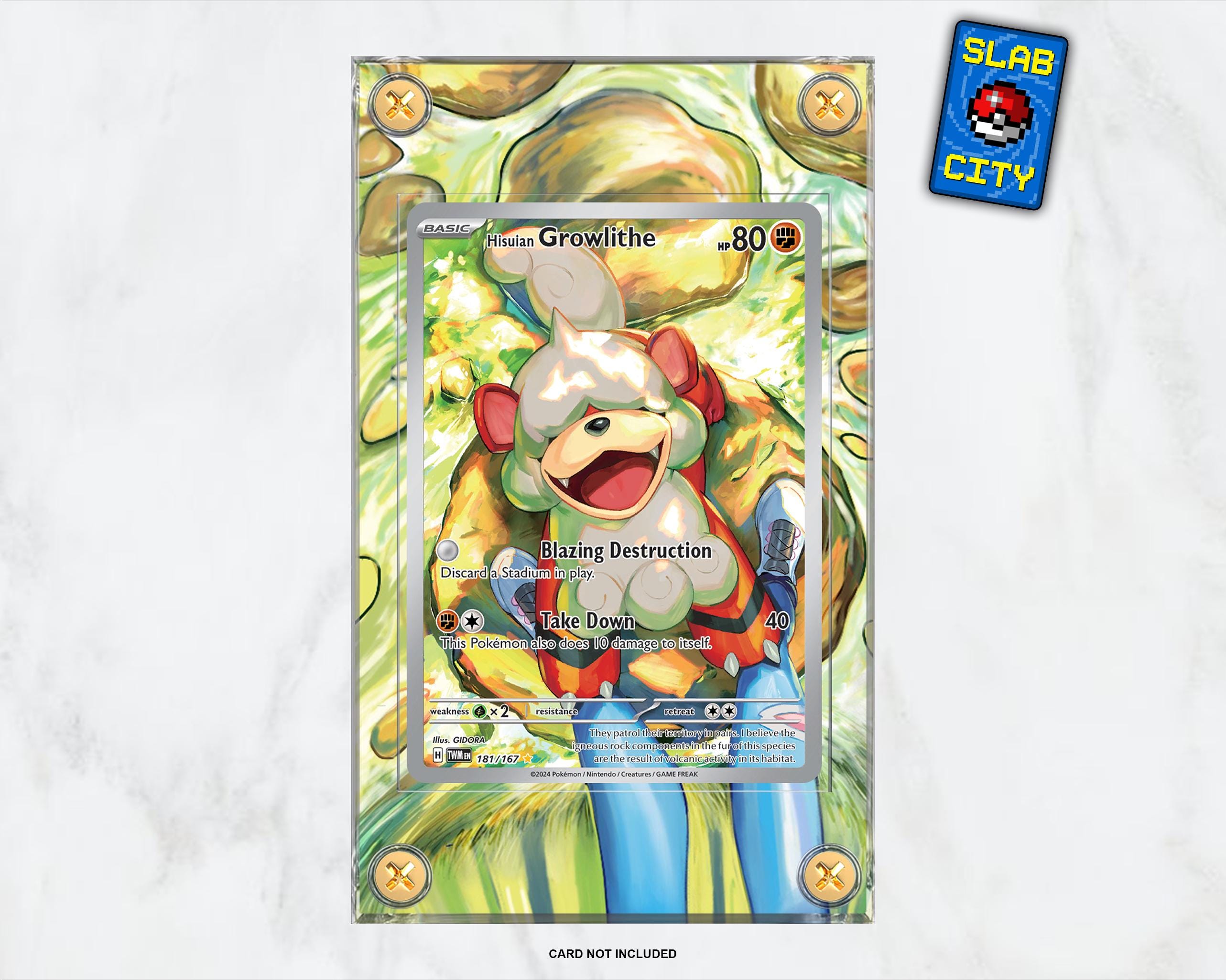 hisuian growlithe pokemon card Graded - 181/167 Pokémon Pokémon Card Hisuian Growlithe 181/167