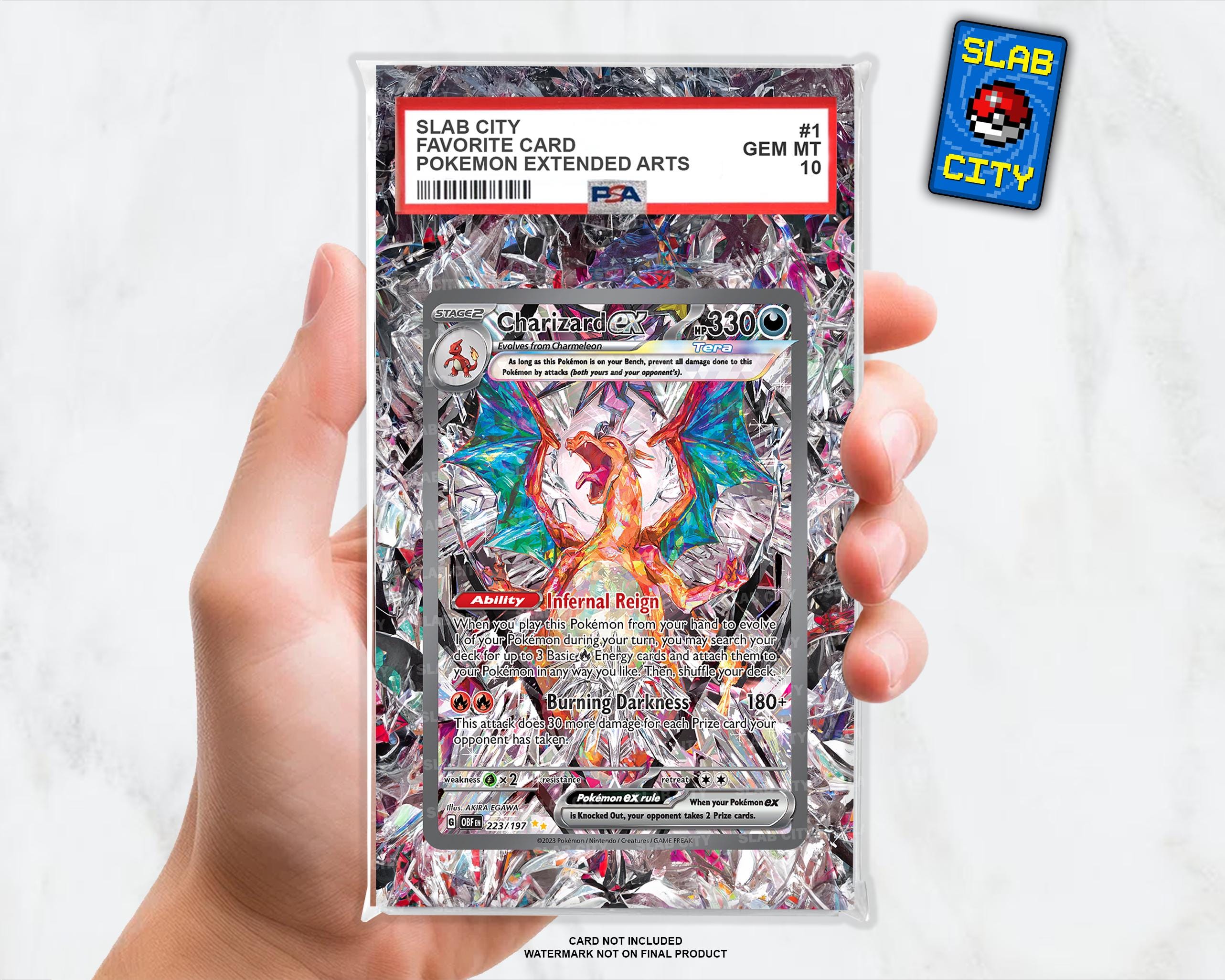 psa graded pokemon cards charizard Trading Card Game Sword Shield Brilliant Stars VSTAR Ultra Rare Card 174 Secret 10 Pokemon USA This specific card features a stunning M Charizard EX (Full Art)