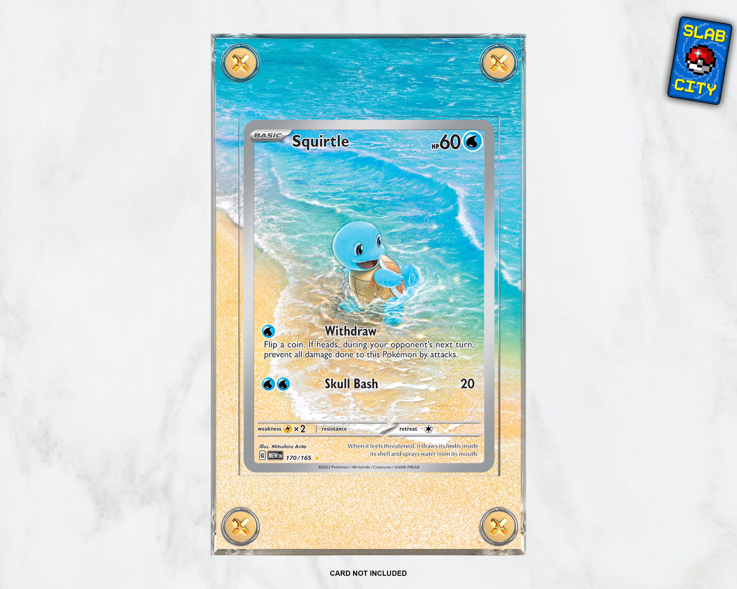 Squirtle #170 IR Pokémon 151 - Extended Artwork Pokémon Card