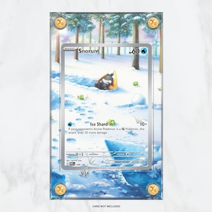 Snorunt #188 IR Paradox Rift - Estuche de exhibición de cartas Pokémon con ilustraciones ampliadas