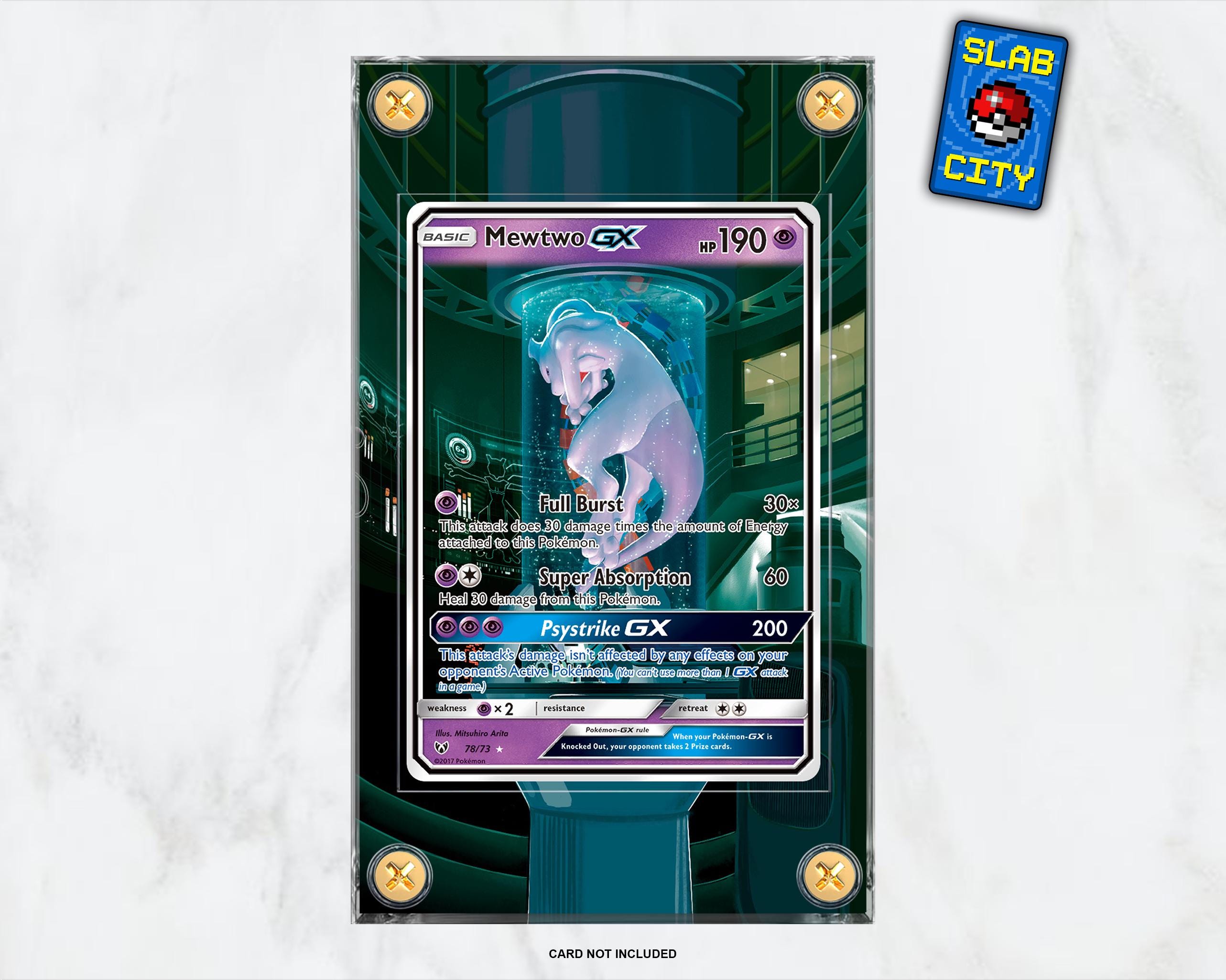 Mewtwo GX #78 Sun & Moon: Shining Legends - Extended Artwork Pokmon Card  Display Case - Etsy