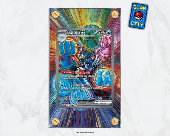 Palafin Ex #151 Prismatic Evolutions - Extended Artwork Pokmon Card  Display Case - Etsy