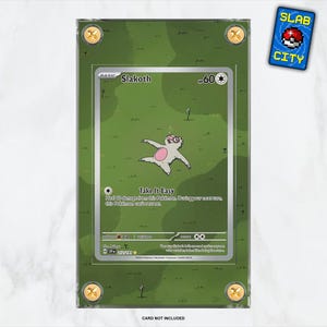 Slakoth #212 Surging Sparks - Vitrina de exhibición de cartas Pokémon con ilustraciones ampliadas