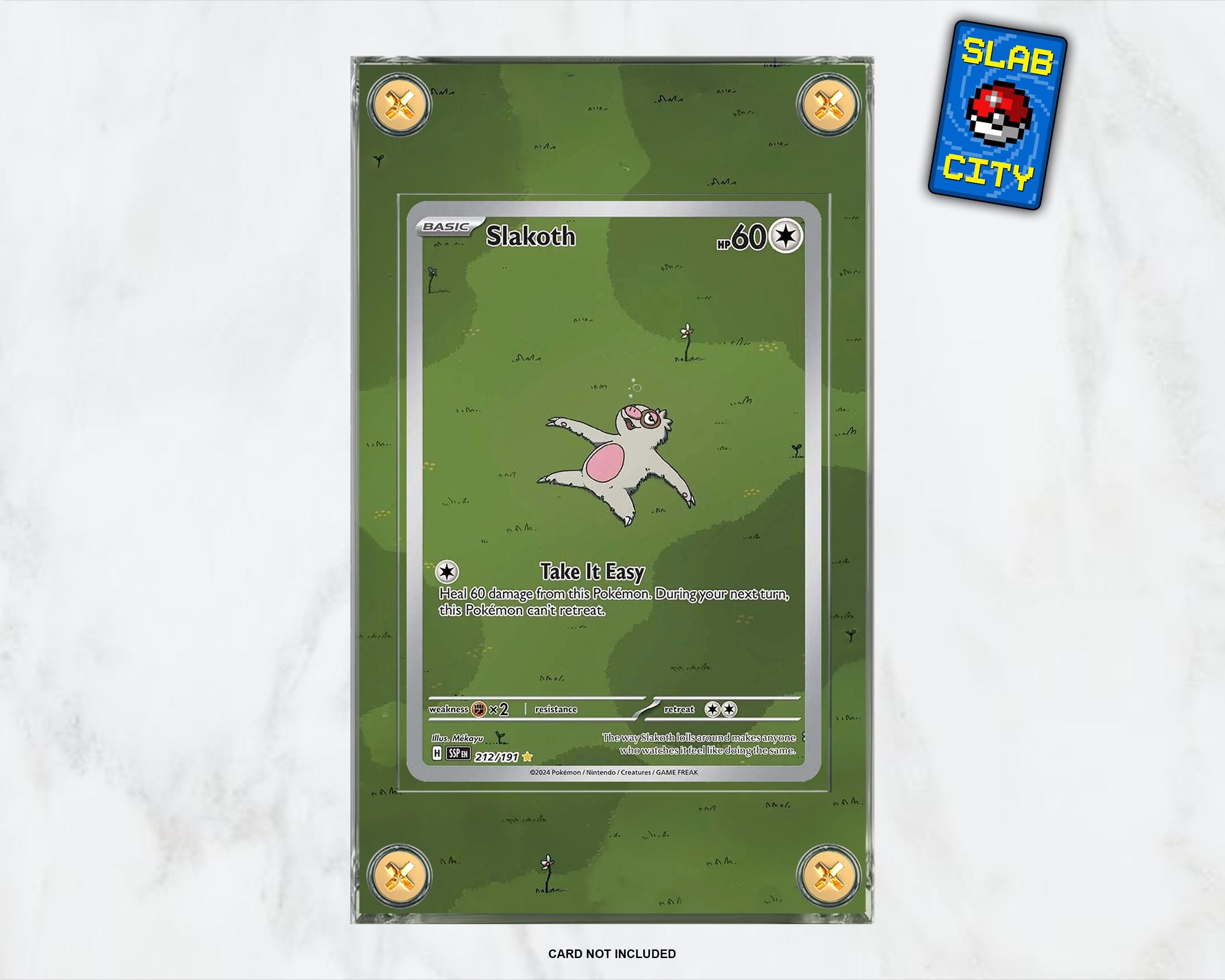Pokemon Surging Sparks Illustration Rare Slakoth #212
