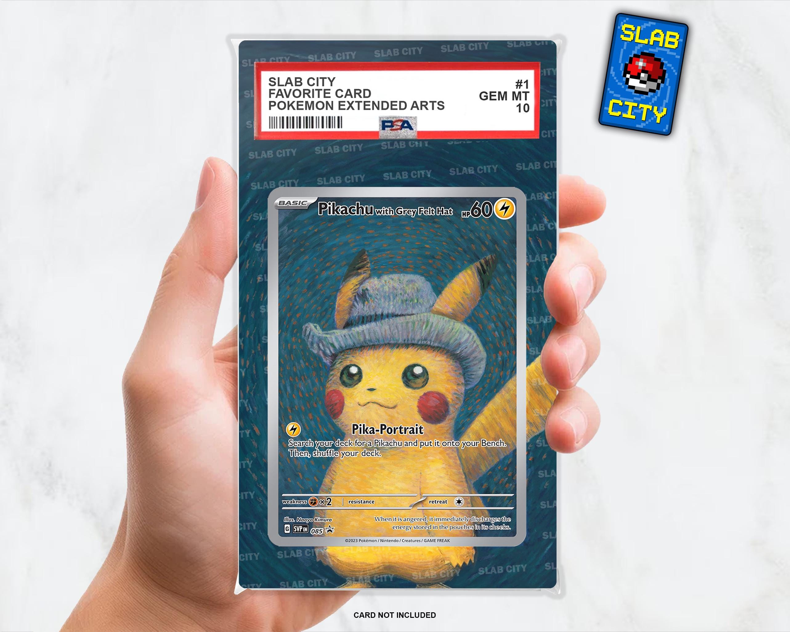Pikachu With Grey Felt Hat #85 Promo Card - Custom Pokmon Extended Artwork Insert for PSA Graded Slabs - Etsy Israel Pikachu With Grey Felt Hat #85 Promo Card - Custom Pokmon Extended Artwork Insert for PSA Graded Slabs - Etsy Israel