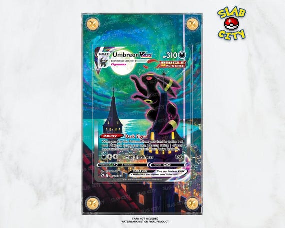 Umbreon VMAX #215 Evolving Skies Extended Art Pokémon Card Display