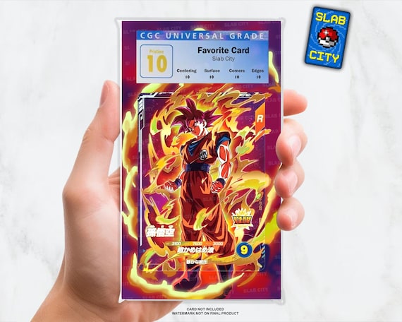 Son Goku Dragon Ball Super Divers | Custom Extended Artwork Insert for CGC Graded Slabs Son Goku Dragon Ball Super Divers | Custom Extended Artwork Insert for CGC Graded Slabs