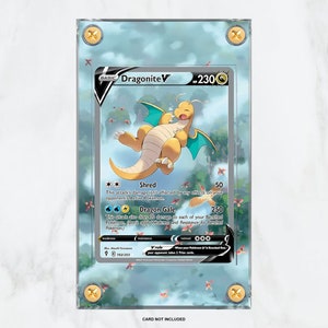 Dragonite V #192 Evolving Skies - Estuche de exhibición de cartas Pokémon con ilustraciones ampliadas