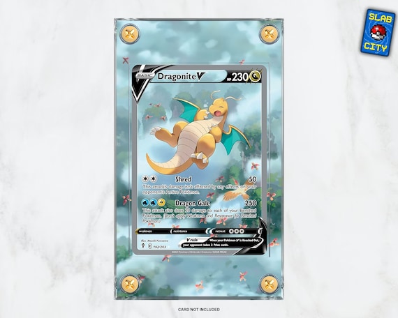 Dragonite V #192 Evolving Skies - Extended Artwork Pokmon Card Display Case - Etsy Dragonite V #192 Evolving Skies - Extended Artwork Pokmon Card Display Case - Etsy