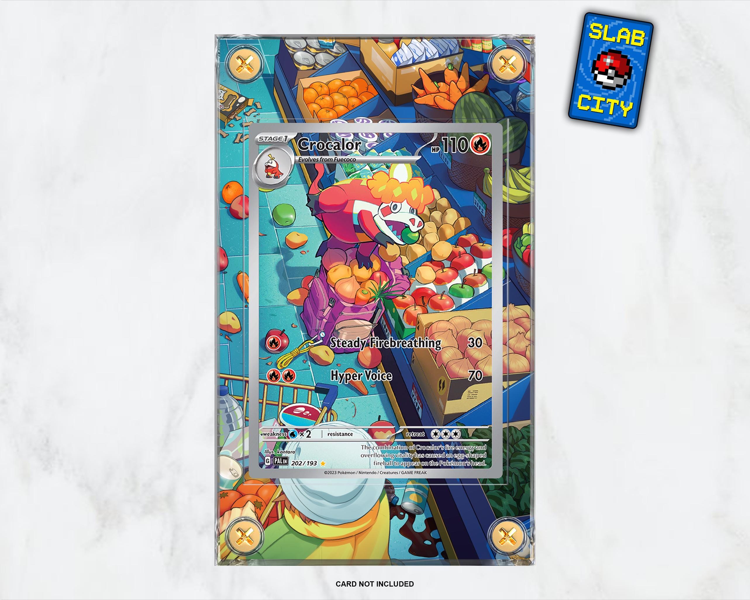 crocalor pokemon card #202 Paldea Evolved - Extended Artwork Pokémon Display Case 080 / Promo Card Type / HP / Stage POKÉMON CARD GAME sv8 018/106