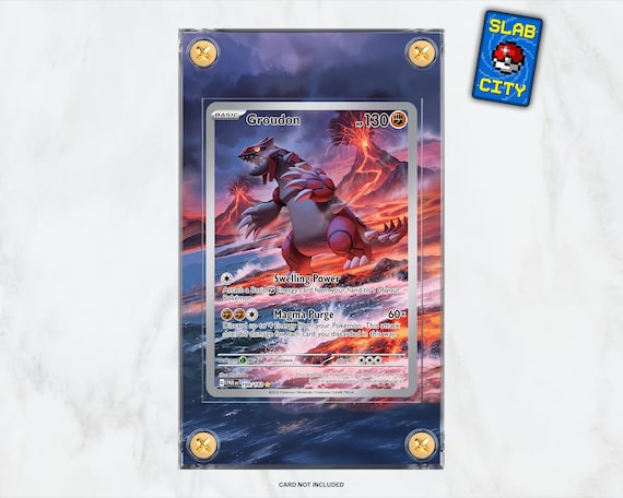 Groudon #199 IR Paradox Rift - Extended Artwork Pokmon Card Display Case - Etsy Groudon #199 IR Paradox Rift - Extended Artwork Pokmon Card Display Case - Etsy