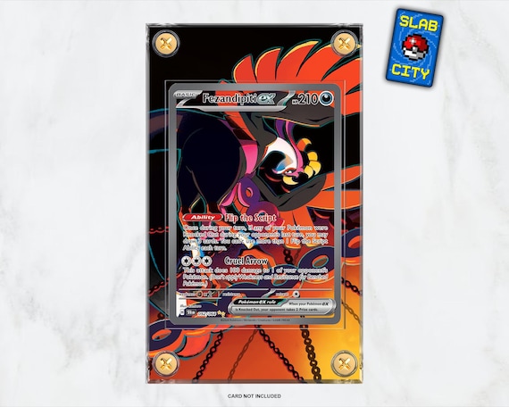 fezandipiti ex pokemon card Fezandipiti Ex #92 SIR Shrouded Fable - Extended Artwork Pokémon Card  Display Case