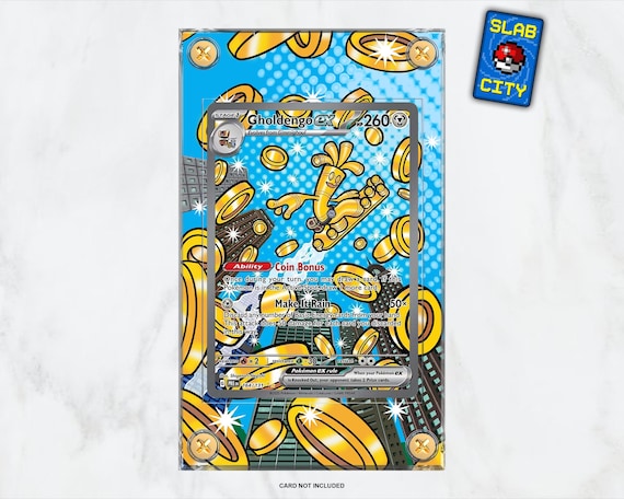Gholdengo Ex #164 Prismatic Evolutions - Extended Artwork Pokmon Card  Display Case - Etsy
