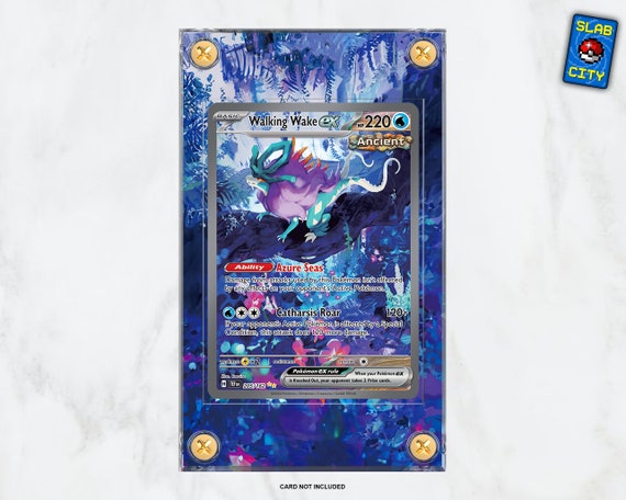Walking Wake EX #205 SIR Temporal Forces - Extended Artwork Pokmon Card Display Case - Etsy Walking Wake EX #205 SIR Temporal Forces - Extended Artwork Pokmon Card Display Case - Etsy