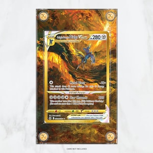 Estuche de exhibición de cartas Pokémon con ilustraciones ampliadas de Dialga VSTAR GG68 Crown Zenith