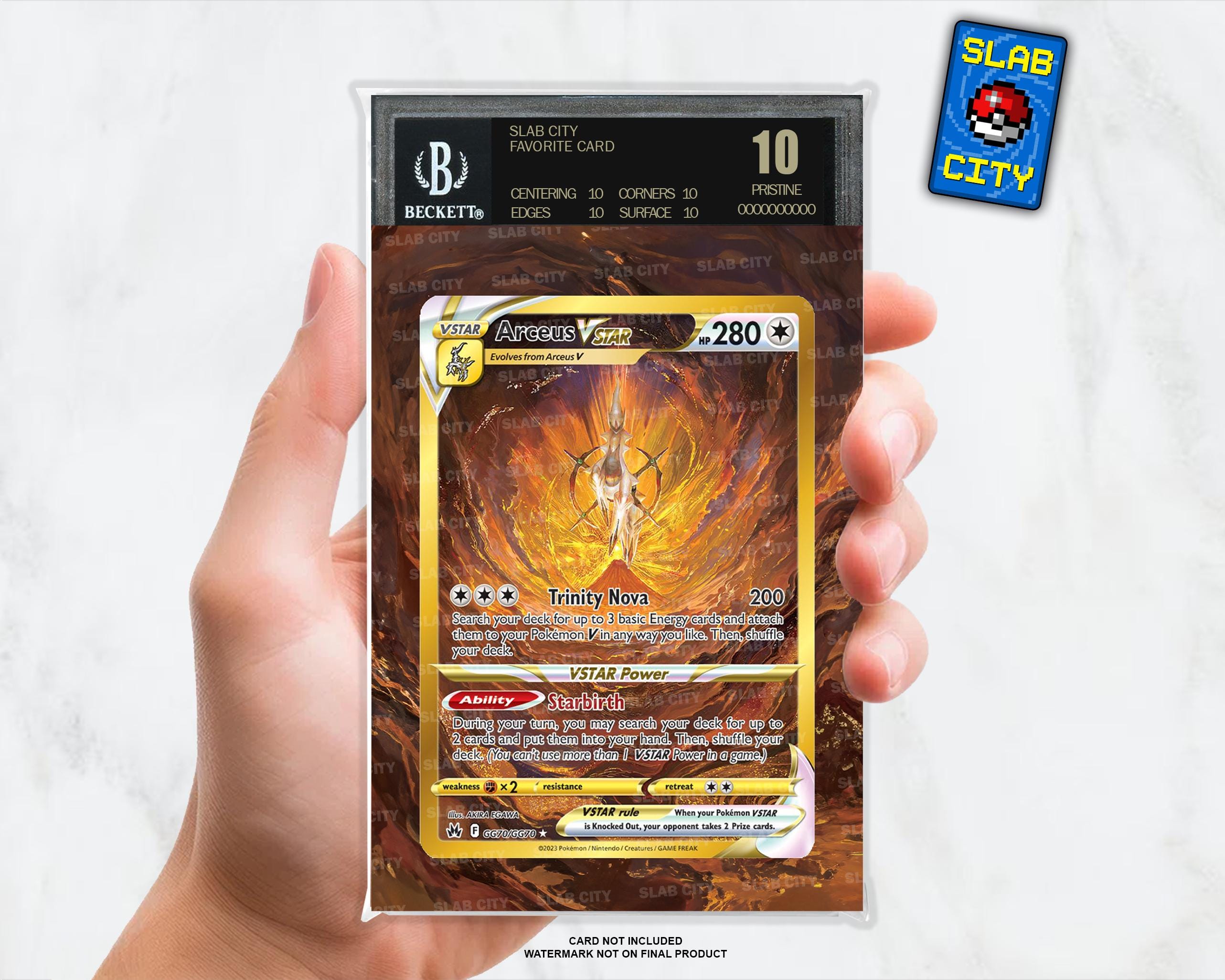 Arceus VSTAR GG70 Crown Zenith Custom Pokémon Extended Artwork
