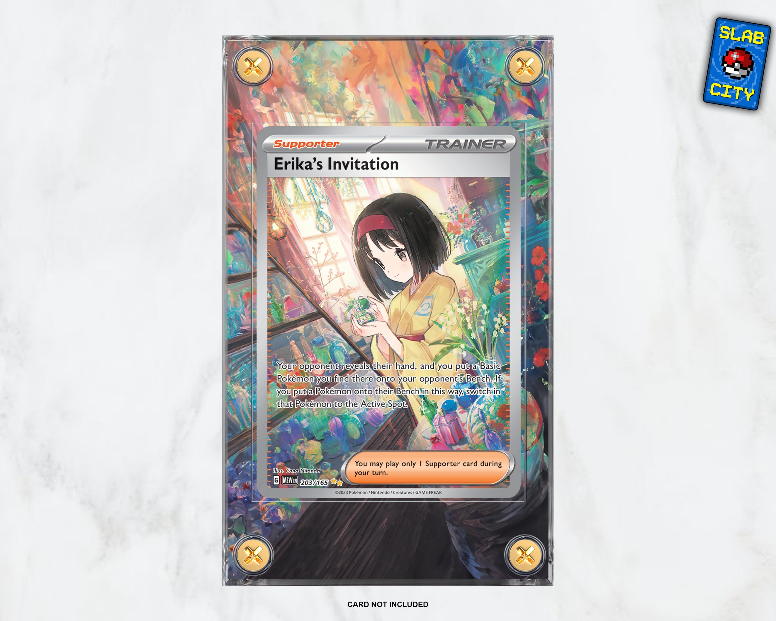 Erika's Invitation #203 SIR Pokémon 151 - Extended Artwork