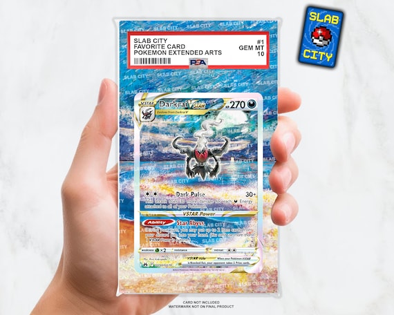Darkrai VSTAR GG50 Crown Zenith Custom Pokémon Extended Artwork