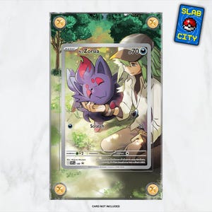 Tarjeta promocional Zorua n.° 189 SV de N: Vitrina de cartas Pokémon con ilustraciones extendidas