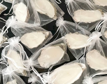 Oyster Shell Soy Candles: Unique Seashell Wedding Decor Bulk Order