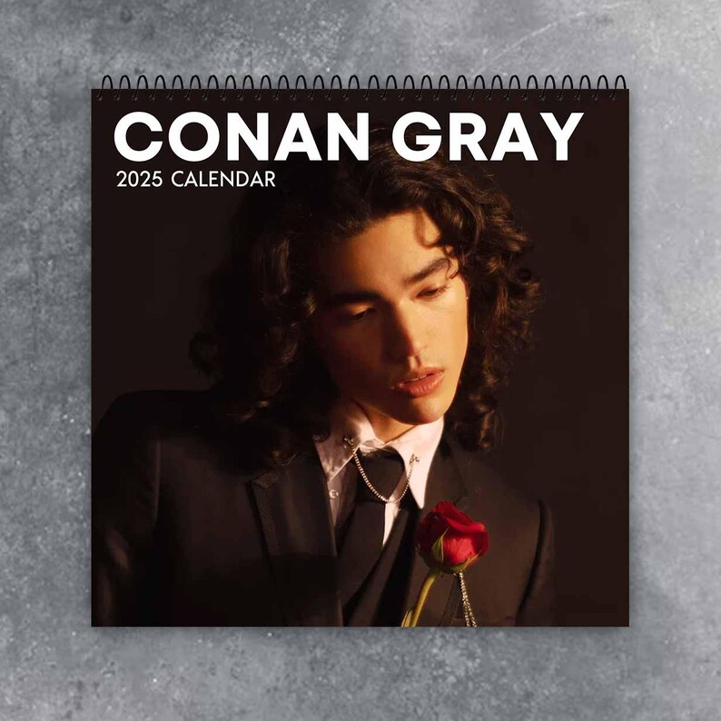 Conan Gray Wall Calendar 2025 Celeb 2025 Calendar Kid Krow Album Hit Conan Gray Wall Calendar 2025 Celeb 2025 Calendar Kid Krow Album Hit