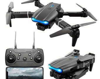 Mini drone e88 gesture control 4k HD wiFi camera wide-angle foldable fpv dron GPS Mini Drone With Dual Camera HD