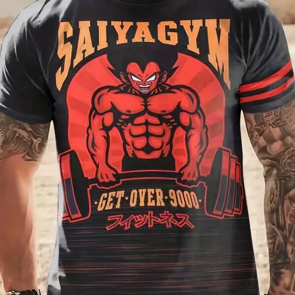 Vegeta Workout Shirt Etsy