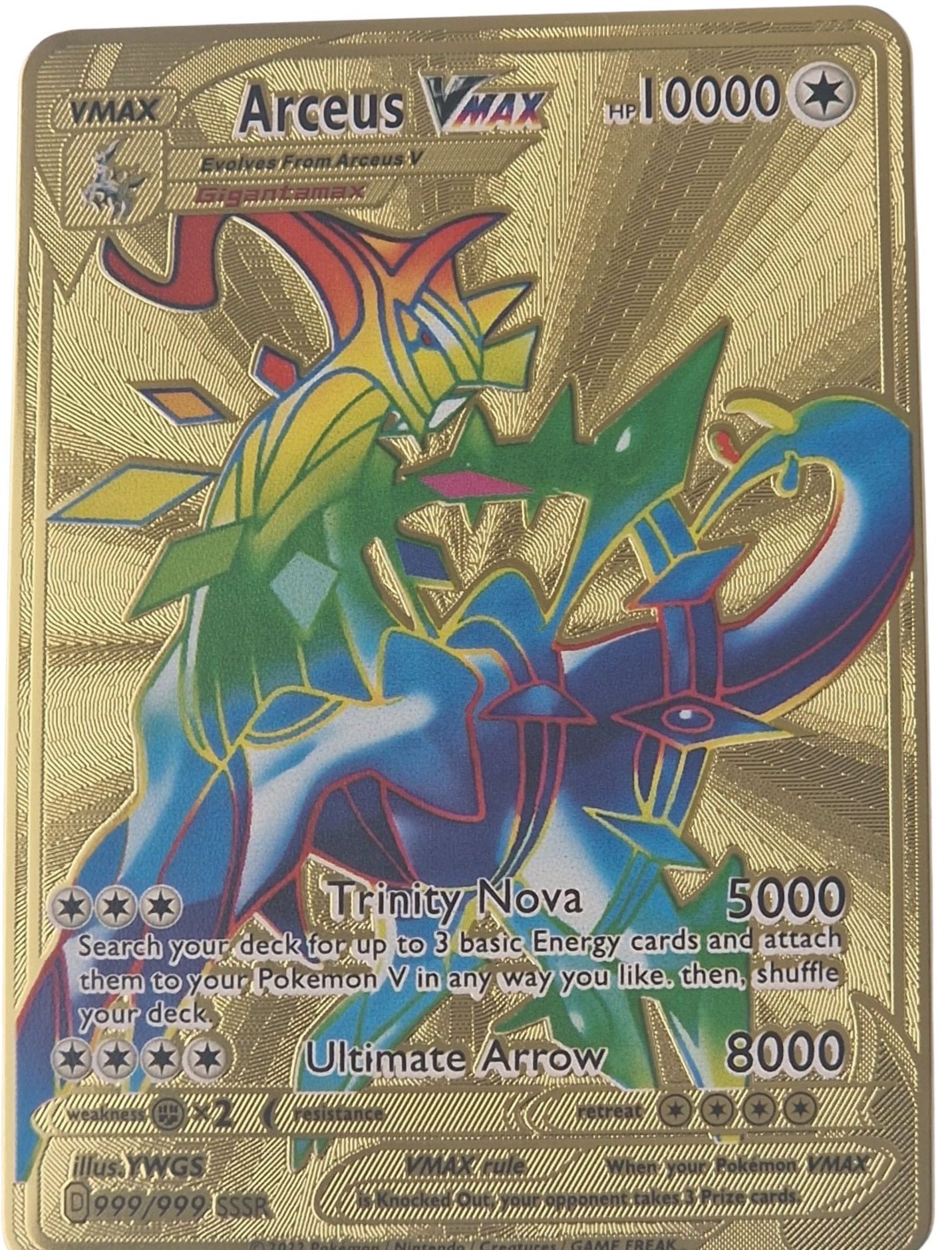 Arceus Pokemon Card Sleeve - 65 Adet - 2022 - Gorilla Custom Cards