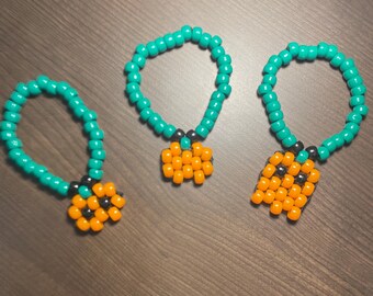Halloween Pumpkin Bracelet Set