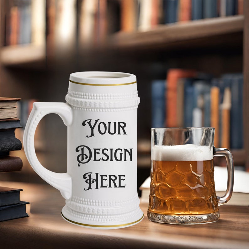 Beer Mug Mock up POD Beer Mug Mockup Canva Stein Beer Mug Mockup Bundle