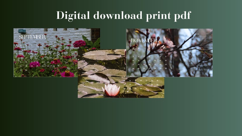 2024 South African Nature Monthly Calendar, Printable Calendars