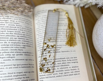 Lesezeichen Resin Epoxidharz, Goldene Lesezeichen, Weiße Lesezeichen, Personalisierte Lesezeichen für Buchliebhaber, Bookmarks